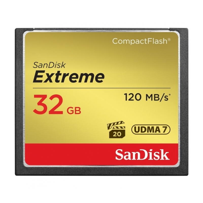 Карта памяти SanDisk Extreme CompactFlash 120MB/s 32GB (SDCFXSB-032G-G46)