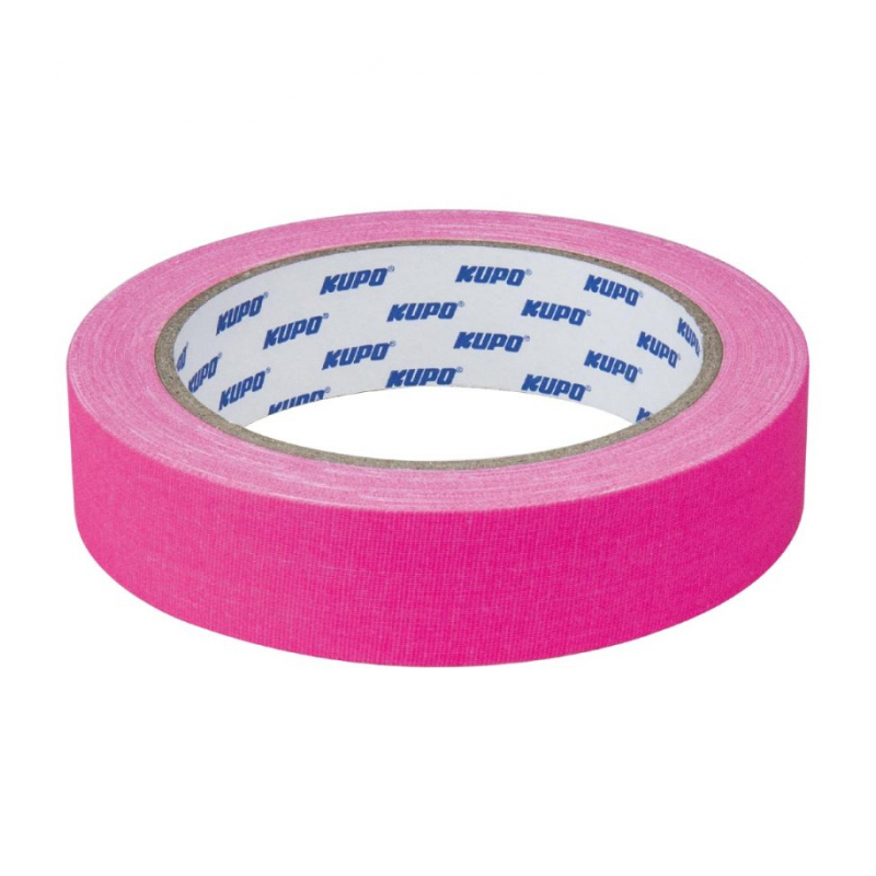 KUPO CSS-2415PK Cloth Spike Tape, pink 24mm*13,72m Скотч розовый