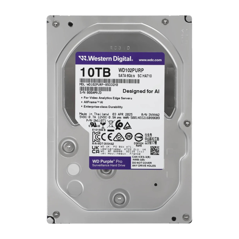 Жесткий диск WD Purple PRO 10TB 3.5