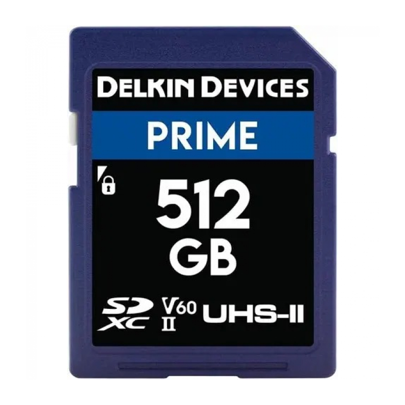 Delkin Devices Prime SDXC 512GB UHS-II V60 280/150MB/s (DSDPRM512)