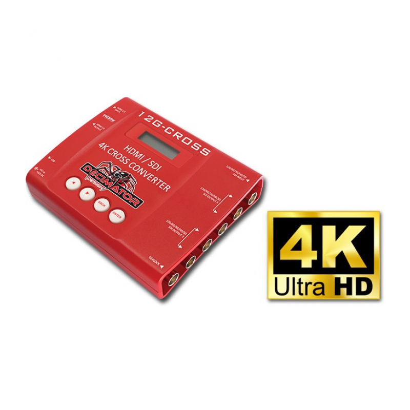 КОНВЕРТЕР  Decimator 12G-CROSS 4K HDMI/SDI Cross Converter with Scaling and Frame Rate Conversion 