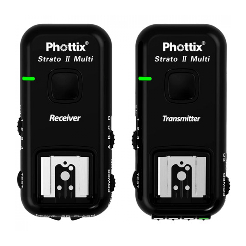 Передатчик / приемник Phottix Strato II 2.4 GHz для беспроводного управления вспышкой 5 в 1 для Nikon