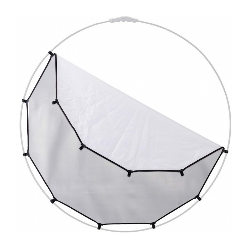 Lastolite LR3332 HaloCompact ткань для отражателя Halo, серебро/белый
