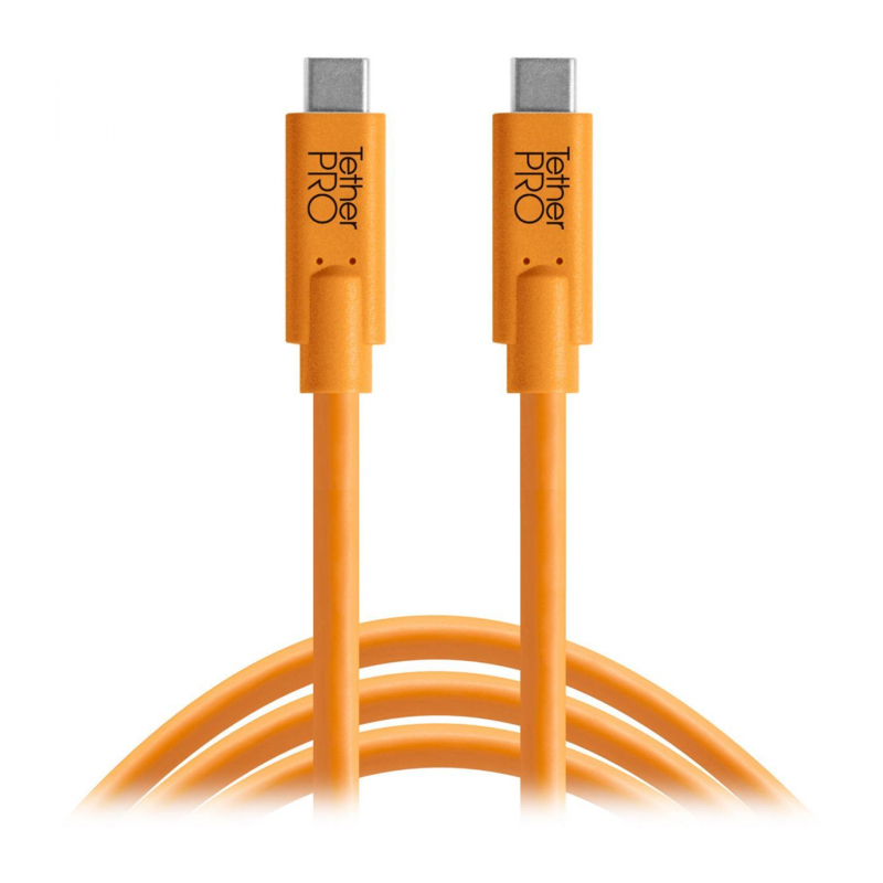 Кабель Tether Tools TetherPro Optima 10G USB-C, 3м с прямым разъемом Orange [CUC10G2-ORG]