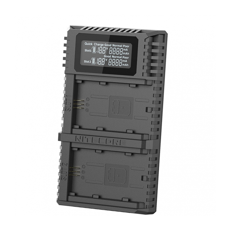 Зарядное устройство Nitecore USN4 PRO с 2 слотами для аккумуляторов Sony NP-FZ100