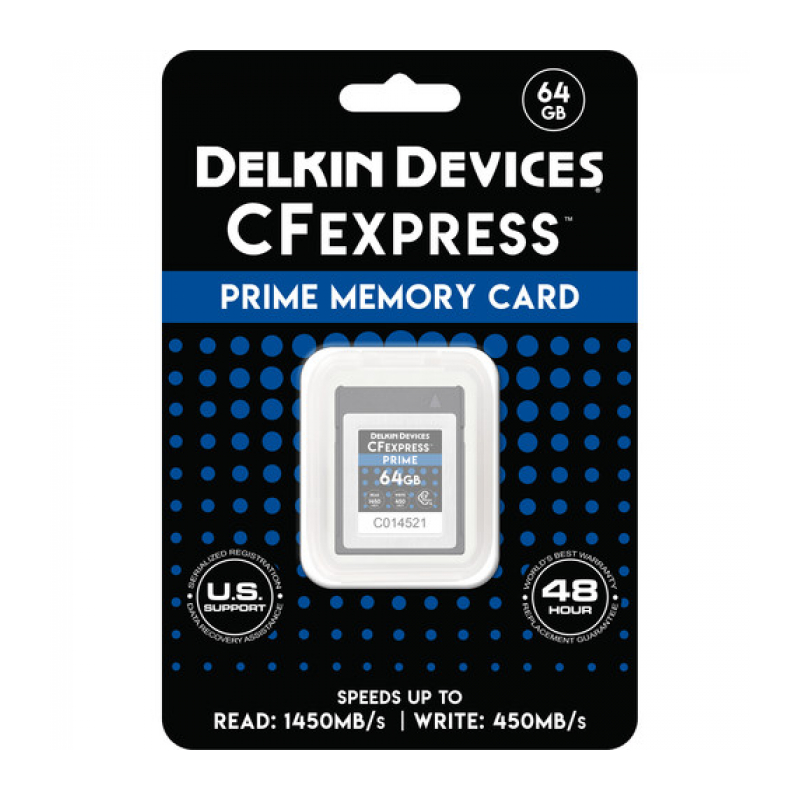 Карта памяти Delkin Devices Prime CFexpress 64GB [DCFX0-064]