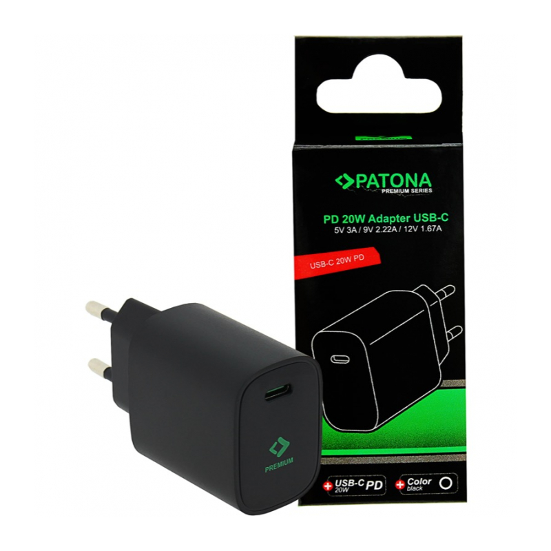 Адаптер сети USB PATONA PD20W ADAPTER USB-C