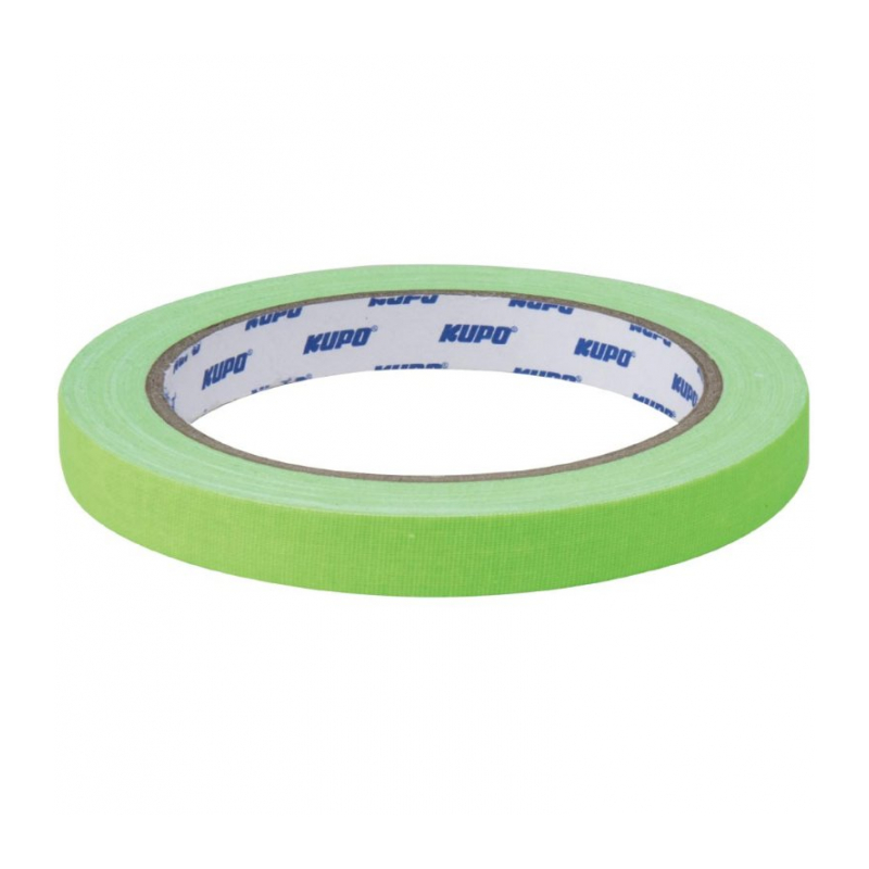 KUPO CSS-1215GN Cloth Spike Tape, green 12mm*13,72m Скотч зеленый