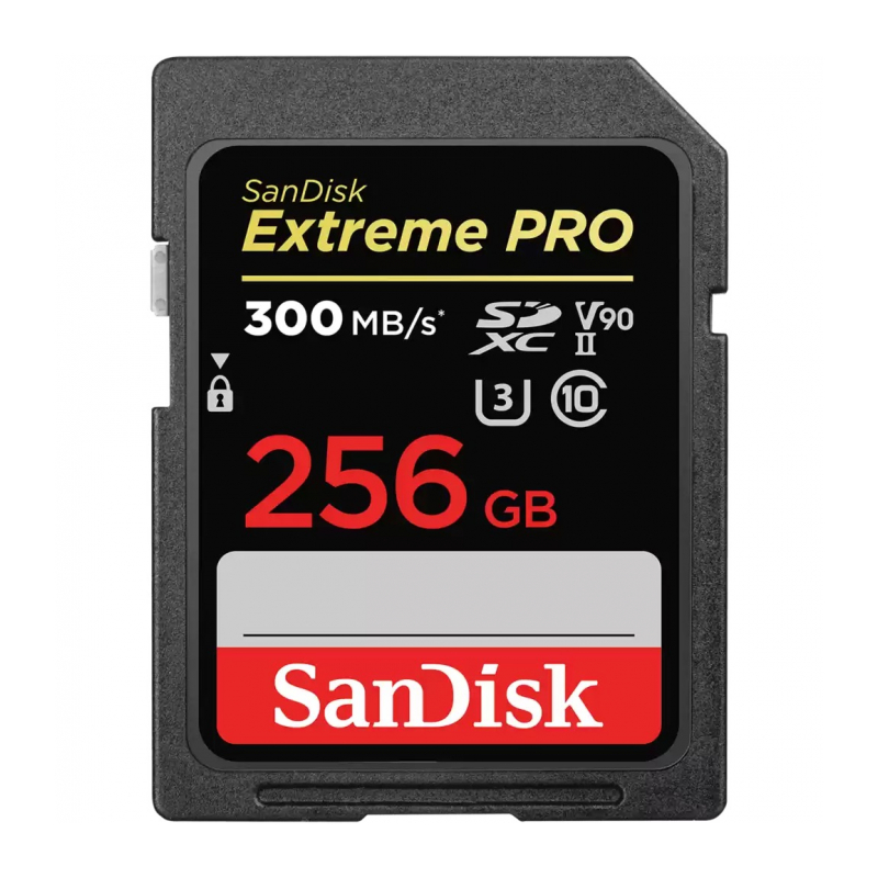 Карта памяти SanDisk Extreme Pro SDXC UHS-II V90 U3 300/260 MB/s 256GB SDSDXDK-256G-GN4IN