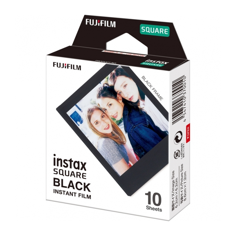 Картридж для камеры FUJIFILM Instax SQUARE BLACK FRAME (10 снимков)