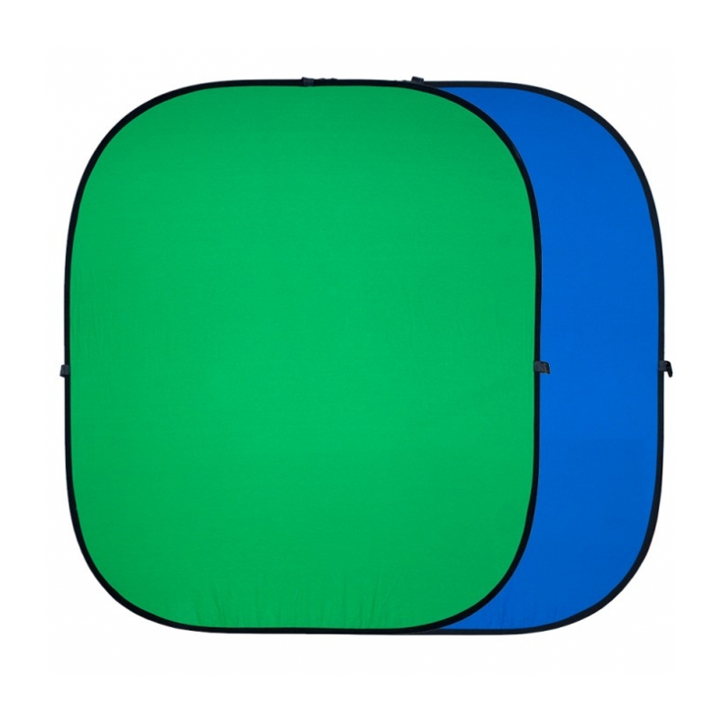 Фон складной FST BP-025 Хромакей зеленый/синий 150х200