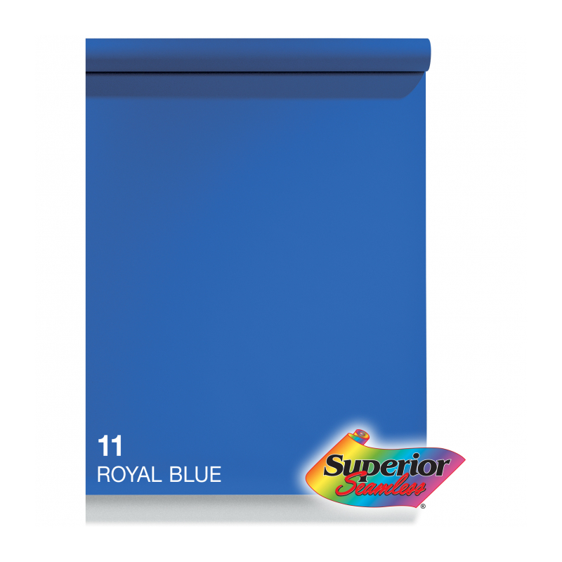 Фон бумажный Superior Royal blue 2,72x11m SMLS 11
