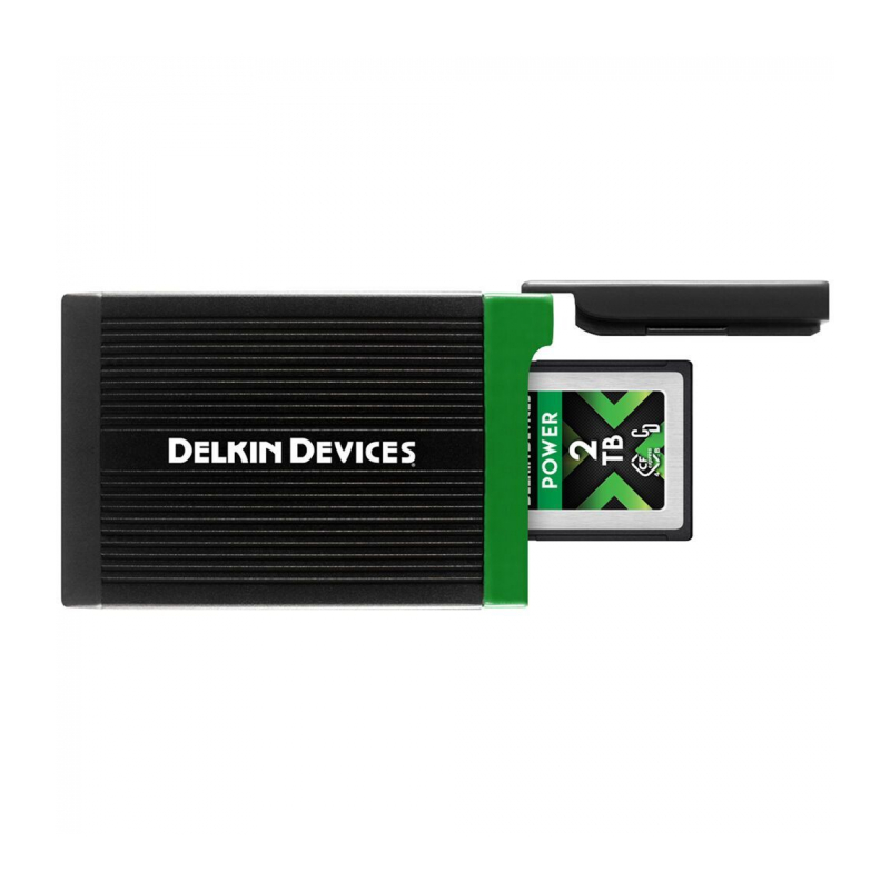 Delkin Devices USB4 / Thunderbolt CFexpress Type B/A Card Reader DDREADER-60A
