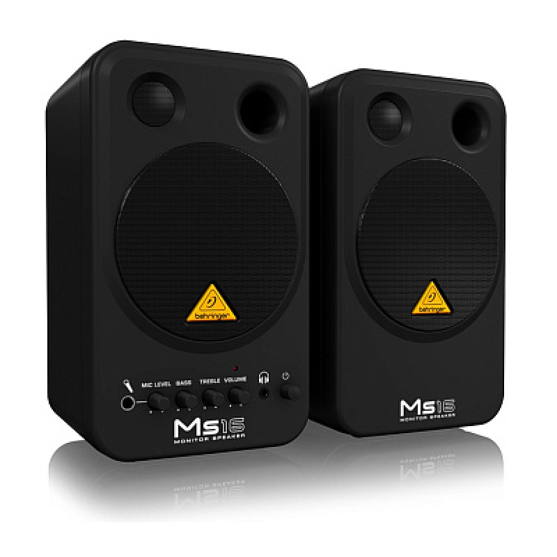Behringer MS16 2-полосная активная персональная мониторная система 2 х 8Вт (пара), НЧ 4