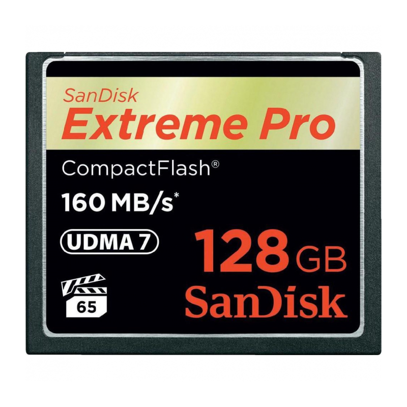 Карта памяти SanDisk Extreme Pro CompactFlash 160MB/s 128GB SDCFXPS-128G-X46