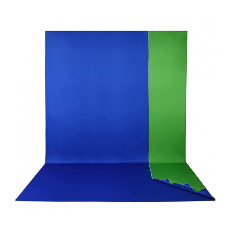 Raylab RL-BC10 2,4*5м Фон двусторонний синий/зеленый хромакей