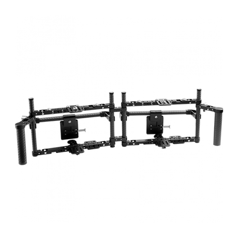 E-IMAGE Q200-TWIN Dual carbon fiber monitor cage. Клетка для монитора (9