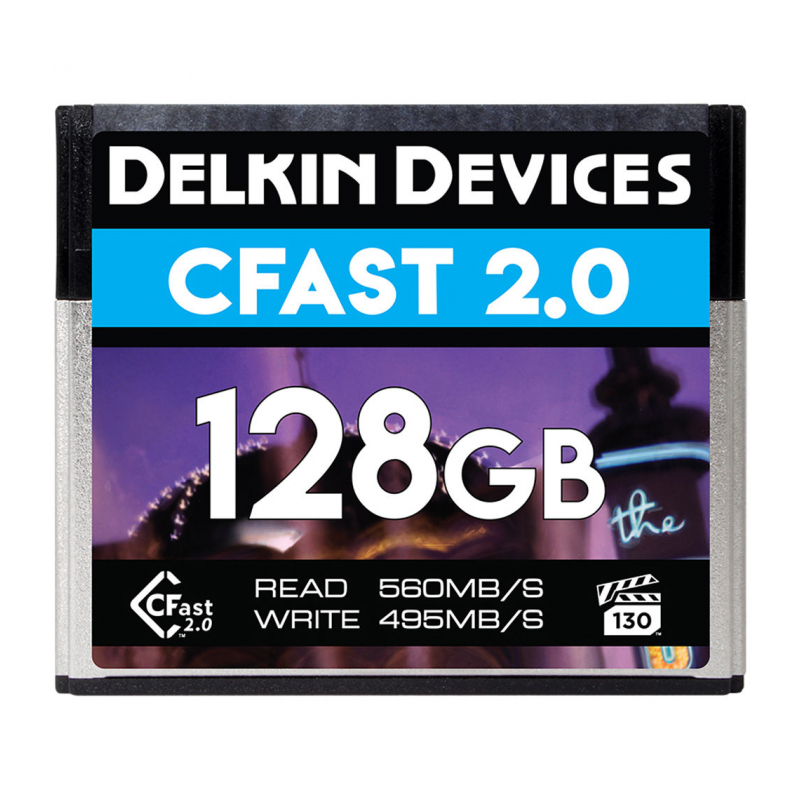 Карта памяти Delkin Devices Premium Cinema CFast 2.0 128GB 560X VPG 130 [DCFSTV128]