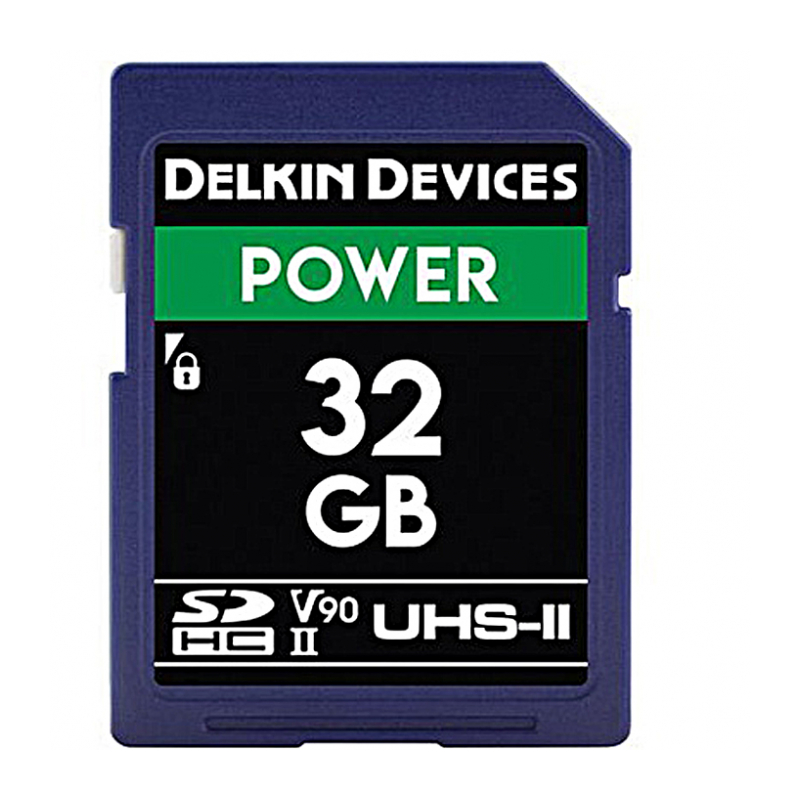 Карта памяти Delkin Devices Power SDXC 32GB 2000X UHS-II Class 10 V90 (DDSDG200032G)