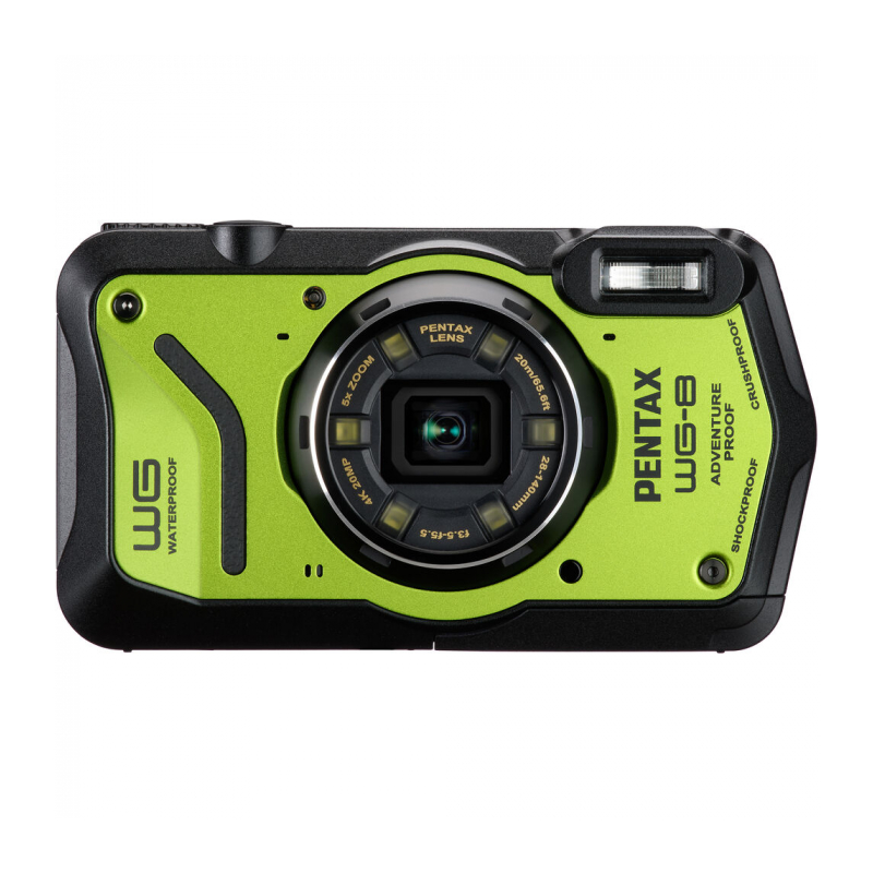 Водонепроницаемый фотоаппарат PENTAX WG-8 зеленый