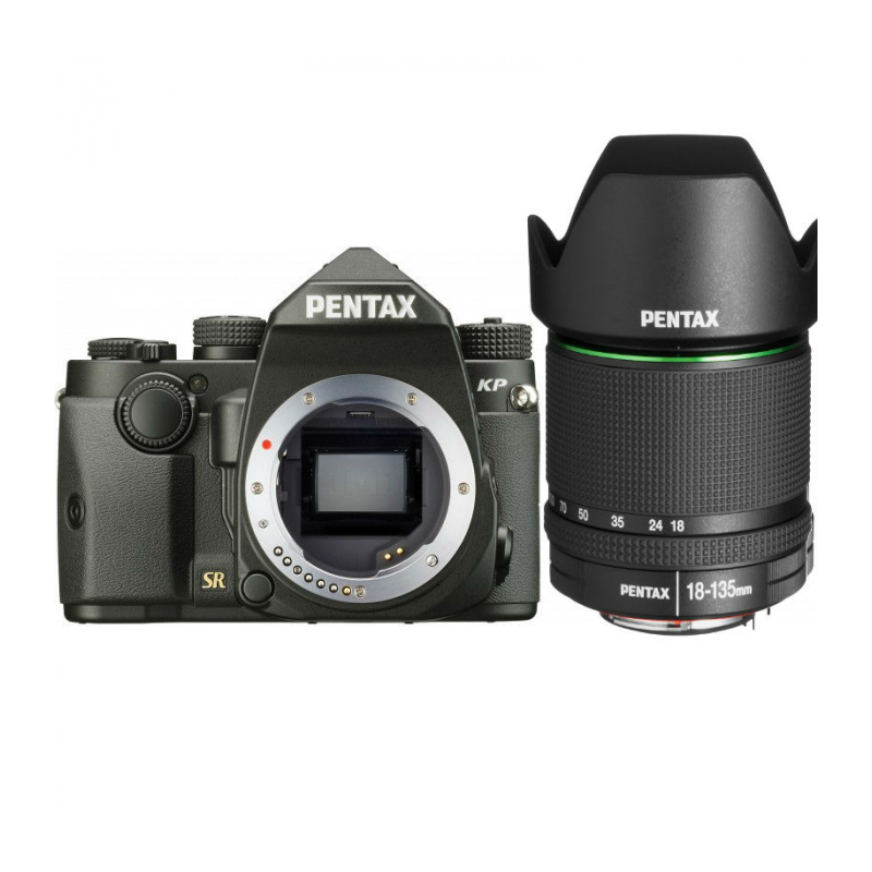 Зеркальная камера Pentax KP Body + объектив DA 18-135 WR + 3 рукоятки