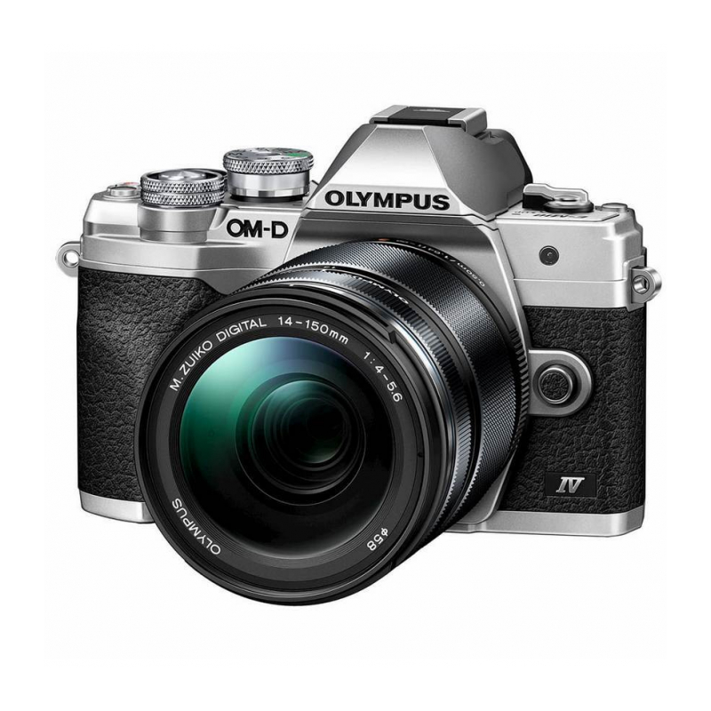 Olympus OM-D E-M10 Mark IV серебристый + 14-150mm f/4-5.6 II ED