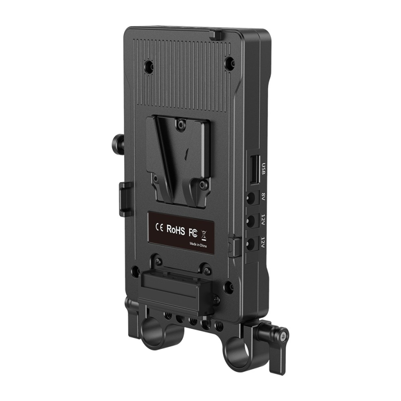 SmallRig 3203B Адаптер крепления аккумулятора V Mount Battery Adapter Plate with Dual 15mm Rod Clamp