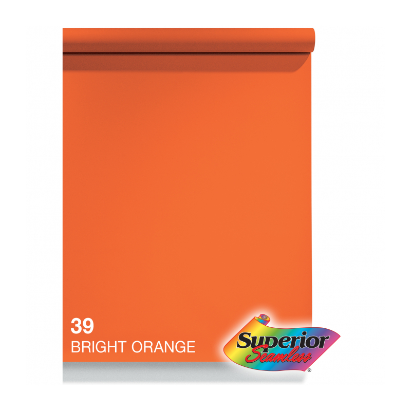 Фон бумажный Superior Bright orange 2,72x11m SMLS 39