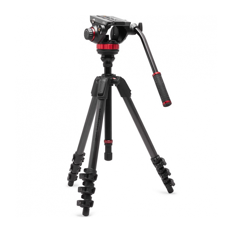 Manfrotto MVK502055XPRO3V штатив алюминиевый. MT055ХPRO + голова MVH502AH  + колона 190LC 