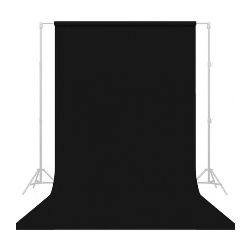 Raylab 009 Black Фон бумажный черный 2 х 6 метров