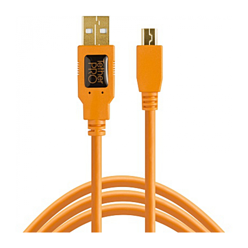 Кабель Tether Tools TetherPro USB 2.0 to Mini-B 5-Pin 1.8m Orange (CU5407)
