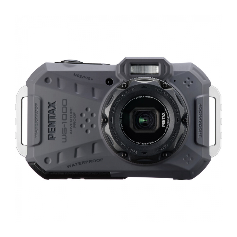 Водонепроницаемый фотоаппарат PENTAX WG-1000 темно-серый
