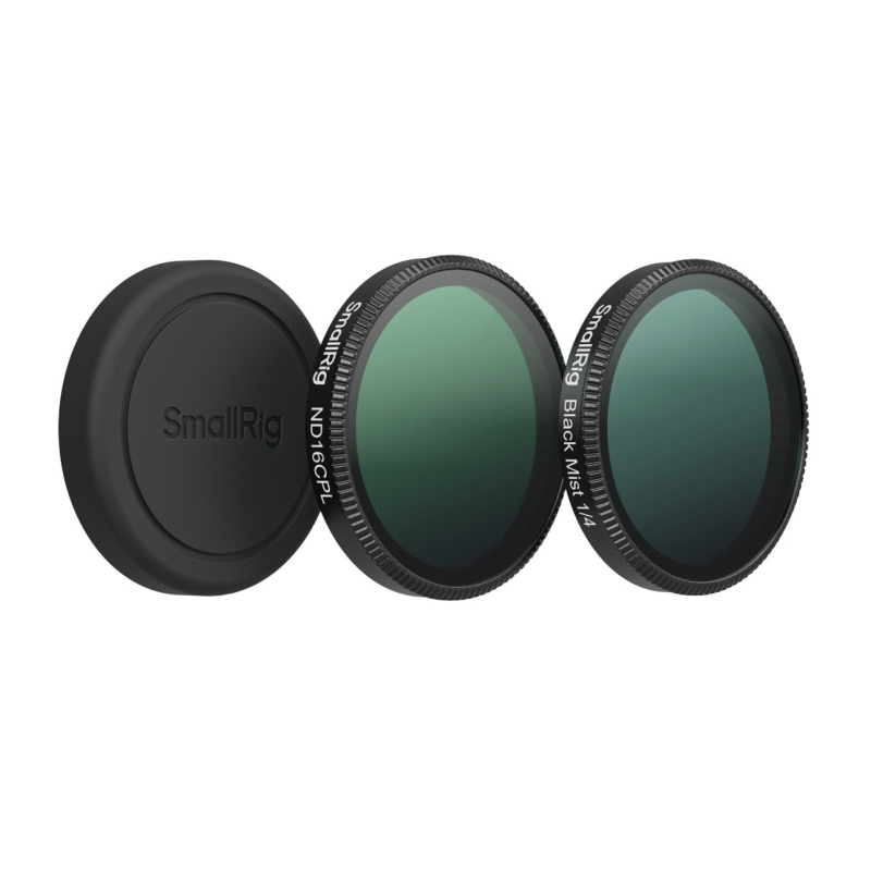 SmallRig 5896 Комплект фильтров ND16CPL, 1/4 Black Mist для экшен-камеры DJI Osmo Action 6