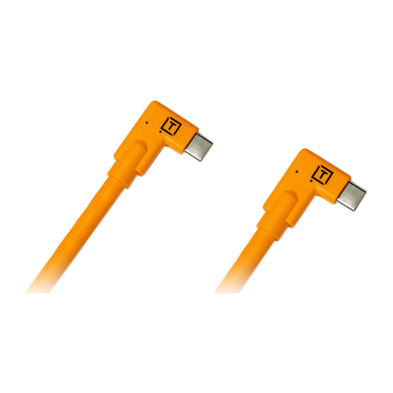 Кабель Tether Tools TetherPro USB-C Right Angle to USB-C Right Angle 4.6m Orange [CUC15RT2RT-ORG]