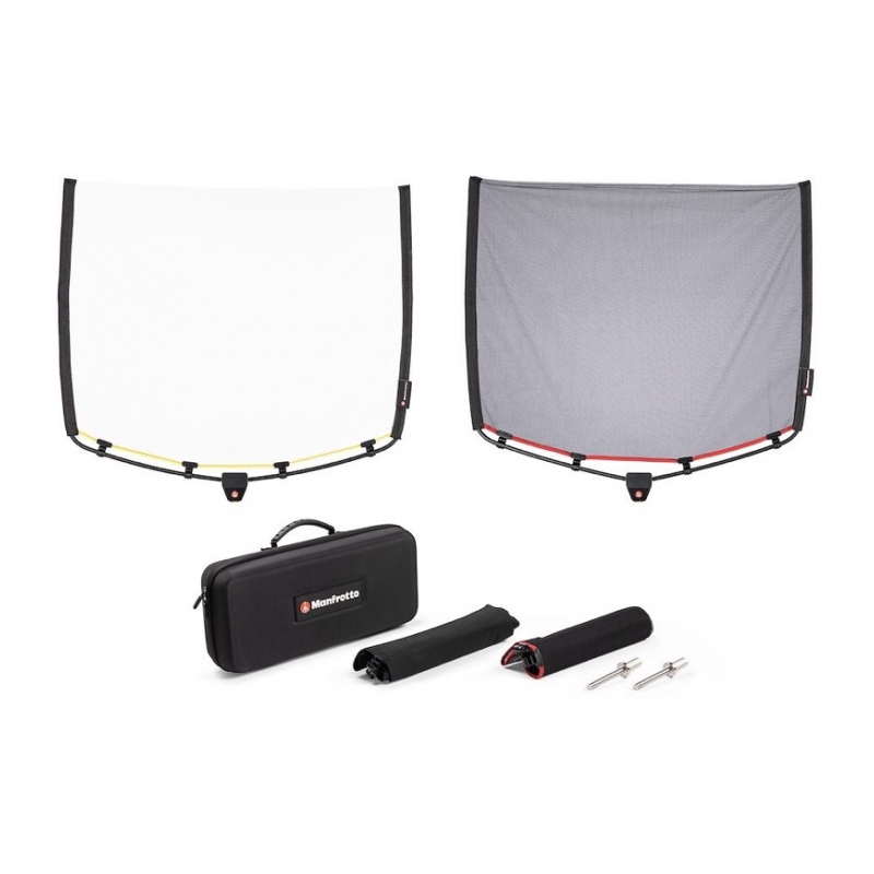 Manfrotto LR1911 Комплект из двух складных флагов с шифт-адаптерами 45х60см (18