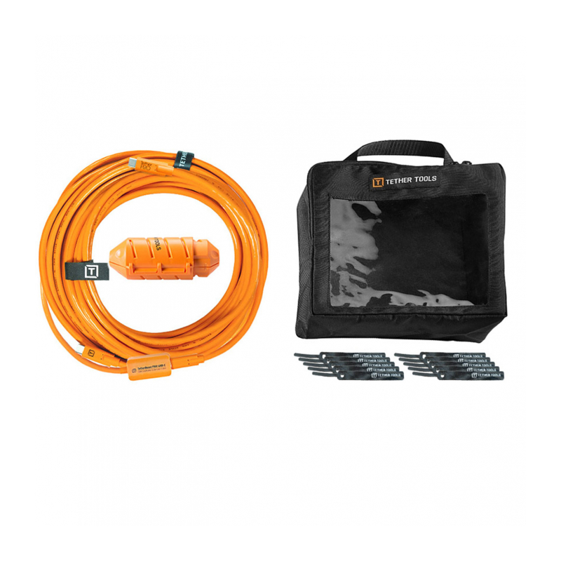 Комплект Tether Tools TetherBoost Pro 9.4m USB-C to 3.0 Micro-B Cable System [CUC31B-ORG]