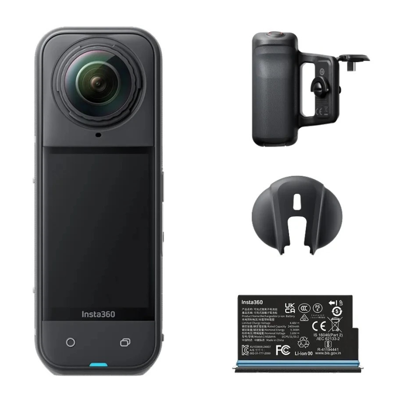 Insta360 X5 Photography Grip Bundle Midnight Black