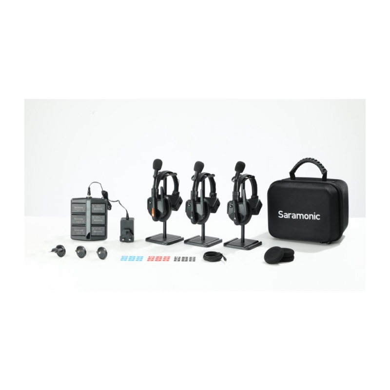 Saramonic WiTalk9 WT3S интерком система одновременной связи для 3 человек (3 гарнитуры в комплекте)
