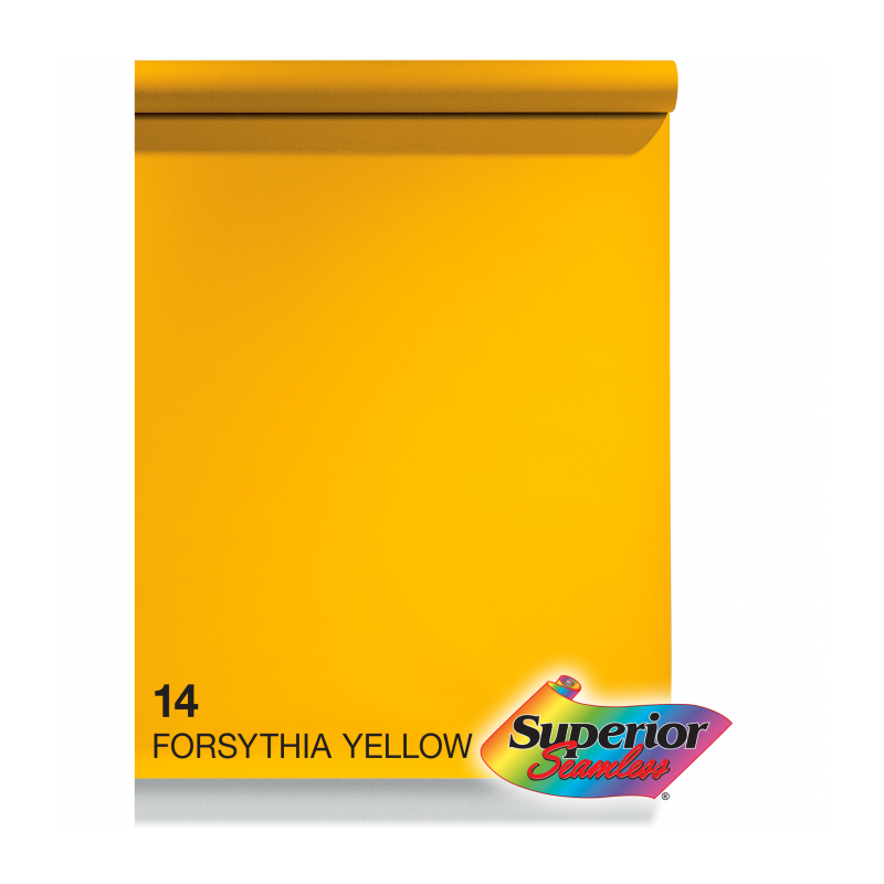 Фон бумажный Superior Forsythia yellow 2,72x11m SMLS 14