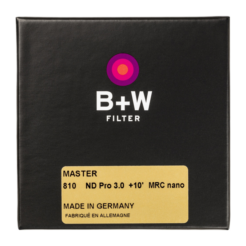 B+W MASTER 810 ND MRC nano 77mm нейтрально-серый фильтр плотности 3.0 для объектива (1101616)