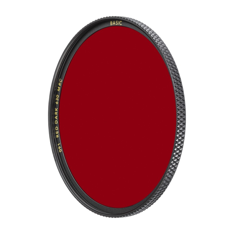 B+W BASIC 091 Red dark MRC 630 46mm. Светофильтр тёмно-красный для черно-белой съемки