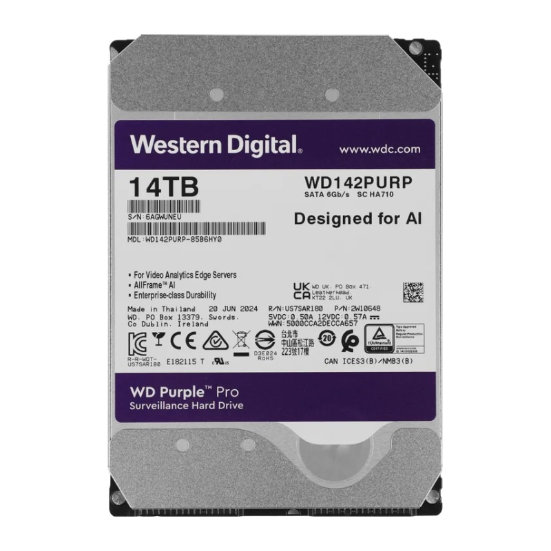 Жесткий диск WD Purple PRO 14TB 3.5