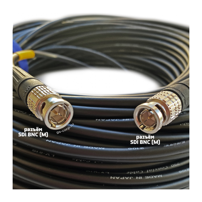 GS-PRO 12G SDI BNC-BNC (mob) (black) 55 метров мобильный/сценический кабель (черный)