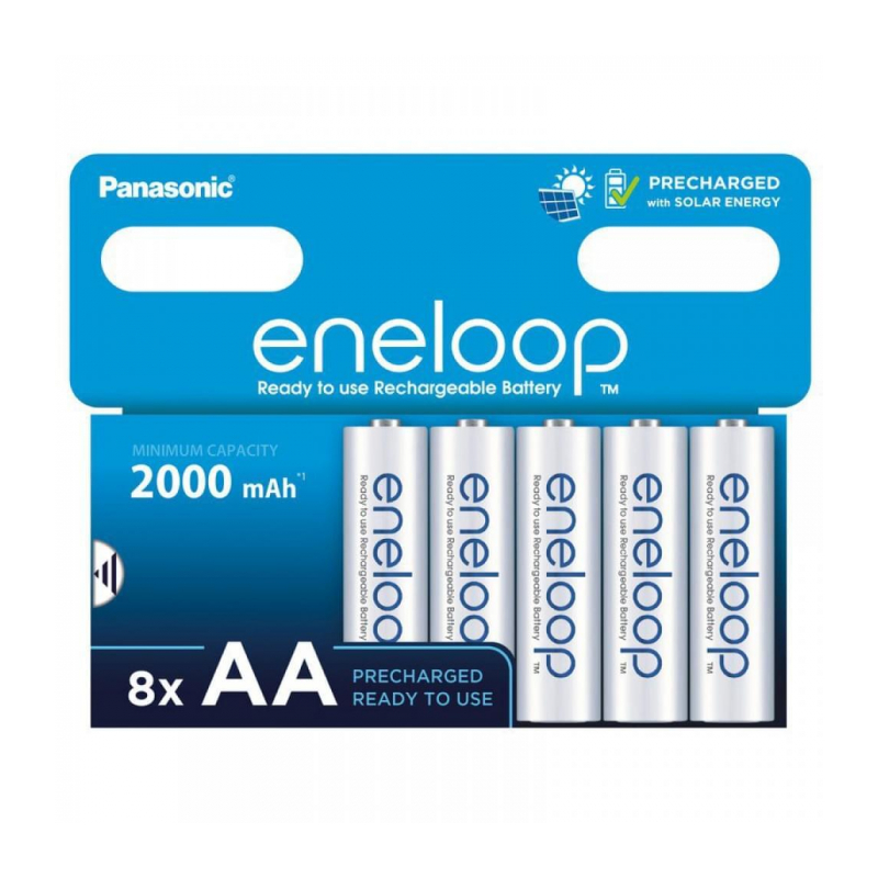 Аккумулятор PANASONIC eneloop AA 2000 8шт (BK-3MCDE/8HH)